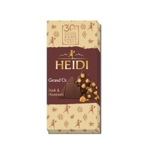 HEIDI Grand'Or Dark & Hazelnuts 100g