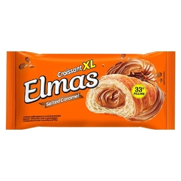 ELMAS кроасан ГИГАНТ - СОЛЕН КАРАМЕЛ 12 бр.