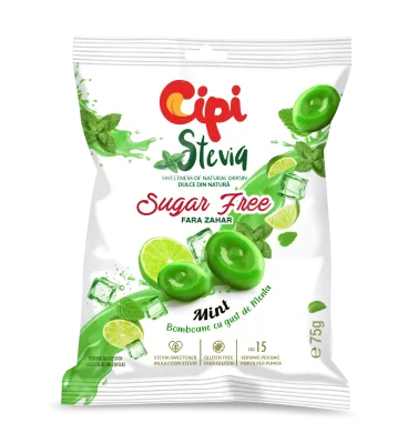 Cheepi STEVIA Sugar-Free Candy - MINT (15 pcs.)