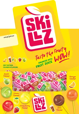 Lollipops ARGO SKILLS - FRUIT and CAR (Display - 50 pcs.)
