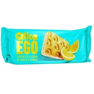 Biscuits ALKA EGO Sandwich 3 pcs - Cream and LEMON