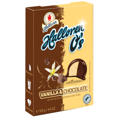 Шоколадови бонбони ХАЛОРЕН О'с ВАНИЛИЯ & ШОКОЛАД