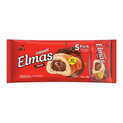 ELMAS кроасан МУЛТИПАК - КАКАО 5бр.