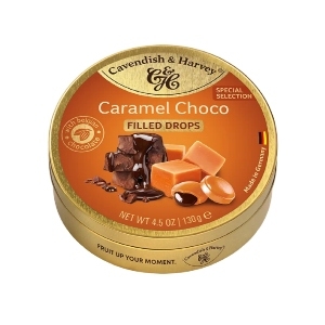 CAVENDISH & HARVEY Caramel Drops Filled with Belgian chocolate, 130g