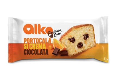 Homemade-Style ALKA Vanilla Cake with ORANGE & Chocolate Cream