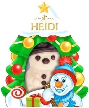 HEIDI snowman white chocolate with cream filling
