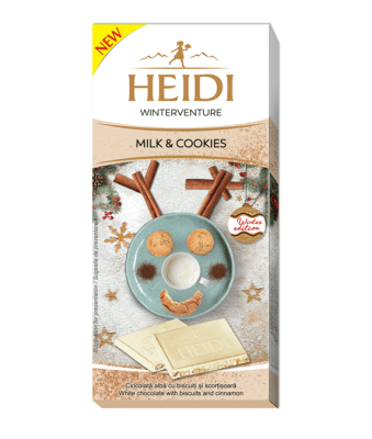 HEIDI winter dessert milk with cookies