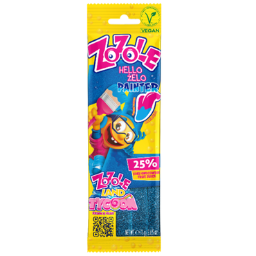 ZOZOLE  JELLYBEANS - BLUE coloring sour ribbon