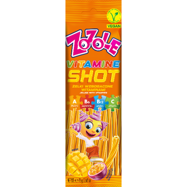 ZOZOLE  JELLYBEANS - VITAMIN SHOT Stick-rope (mango and passion fruit)