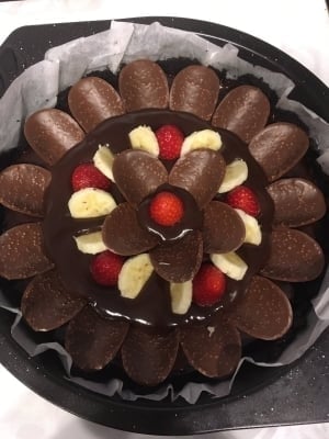 Идеи за шоколадова украса