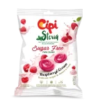 Cheepi STEVIA Sugar-Free Candy - RASPBERRY & CREAM (15 pcs.)