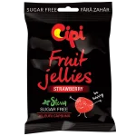 ЧИПИ Желирани - Без ЗАХАР - Стевия -Cheepi Sugar-Free Jelly Candies - Stevia - STRAWBERRY ЯГОДА
