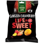 Cheepi GOOD LIFE Sugar-Free Candy - GINGER & STRAWBERRY (15 pcs.)