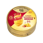 CAVENDISH & HARVEY Double Fruit Drops – Lemon with Strawberry Filling, 175g