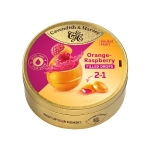 CAVENDISH & HARVEY Double Fruit Drops – Orange with Raspberry Filling, 175g